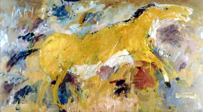 Blackshaw Basil, Horse, Oil On Canvas, 152cm X 274cm, 1998