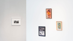 Joy Gerrard, Strike For Repeal Dublin March 2017, Gallery 1 Installation View with Richard Proffitt, Moving Spaces Exhibition