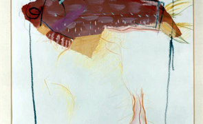 KatherineBeug, BirthCanal, 1989, 41x29cm, MixedMedia