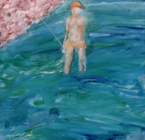 Barrie Cooke, Diana Of The Tekapo II, Oil On Canvas 102cm X 102cm, 1988