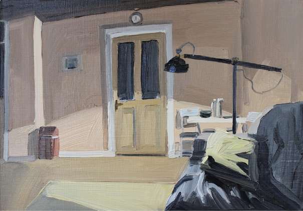 Ciara Roche Study No 4 Oil On Paper 15X21Cm 2020 Ucc Art Collection