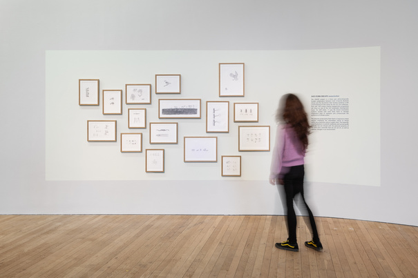 Peter Nash, I always thought we'd have more time, 16 drawings, mechanical pencil on paper, 2022