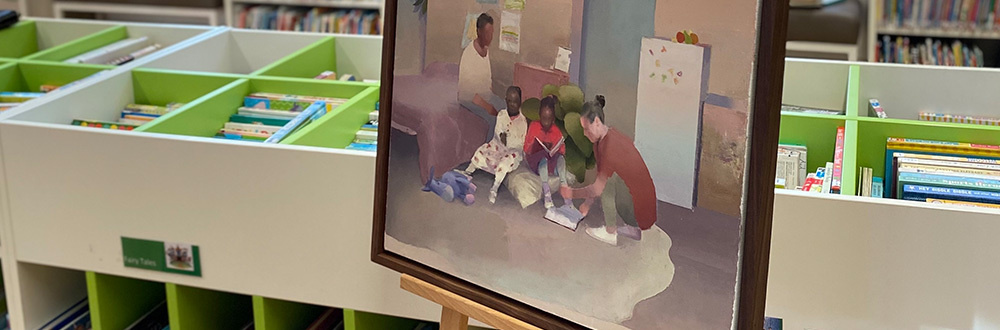 Colin Crotty Holyhill Library Banner