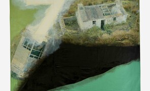 Hughie O'Donoghue, Michael Gaughan's House, Territory, 2023. Photo by Jed Niezgoda.