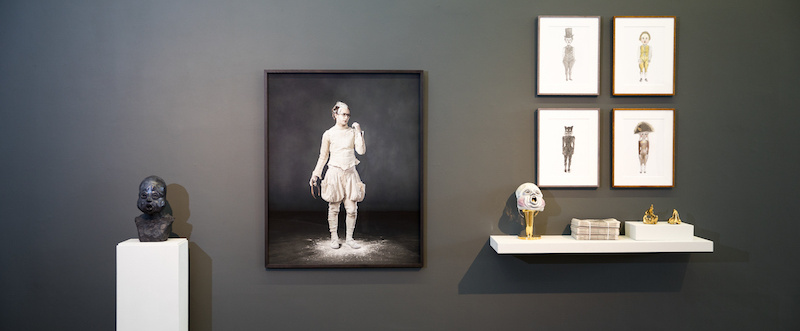 Alexandre Singh, installation of works from The Humans, 2013
