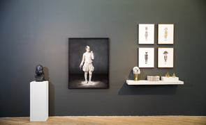 Alexandre Singh, installation of works from The Humans, 2013