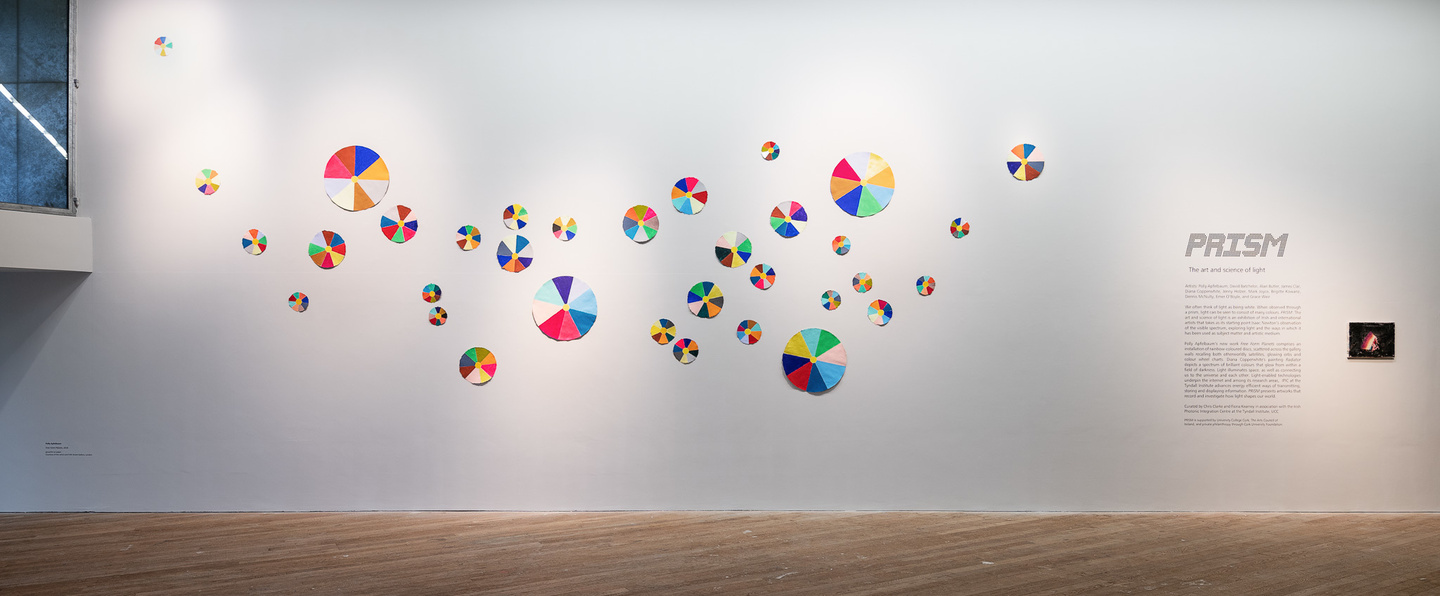 Prism installation view Gallery 1, Polly Apfelbaum, Diana Copperwhite