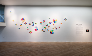 Prism installation view Gallery 1, Polly Apfelbaum, Diana Copperwhite