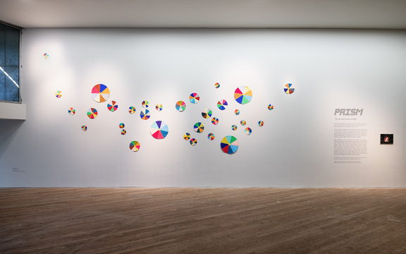 Prism installation view Gallery 1, Polly Apfelbaum, Diana Copperwhite