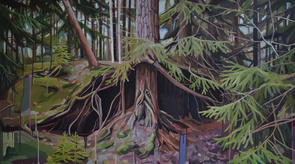 Cecilia Danell1 The Canopy Bearer2020 Oil And Acrylic On Linen 114X162Cm Courtesy The Artist And Kevin Kavanagh Gallery