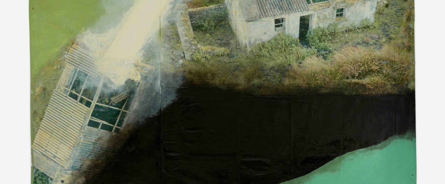 Hughie O'Donoghue, Michael Gaughan's House, Territory, 2023. Photo by Jed Niezgoda.