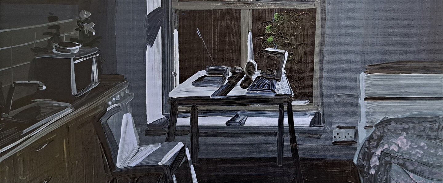 Maries Room 18Cm X 24Cm Oil On Canvas 2022 193