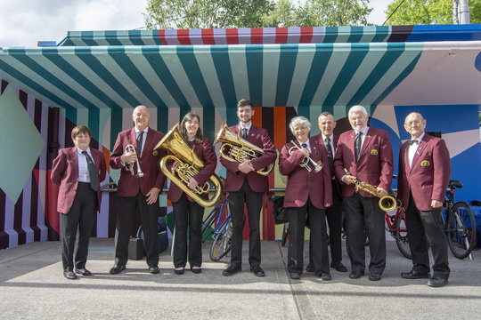 The Butter Exchange Band at the official launch of Bandfield