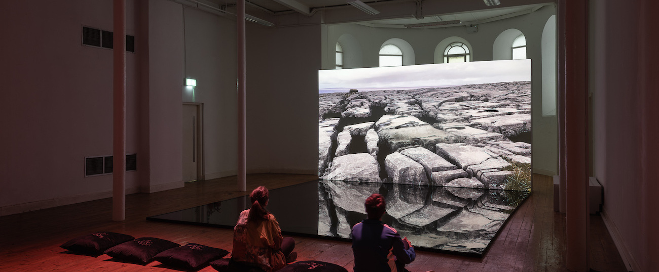 Kristina Inčiūraitė, Under The Same Sky, 2022, installation view 1, St. Lukes Crypt,  photo Jed Niezgoda, courtesy the Glucksman,