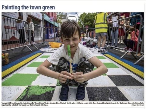 Open Road Installation Irish Examiner 14 June 21