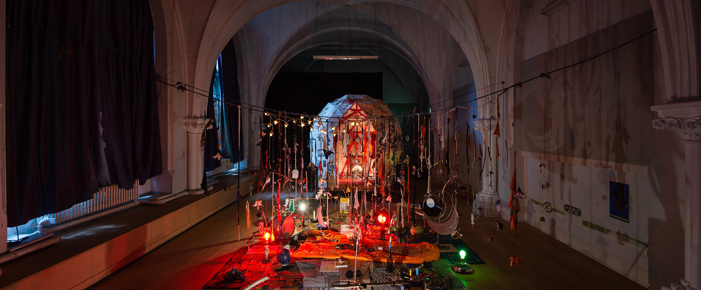 May the moon rise and the sun set, installation view, St. Vincent's Church, UCC