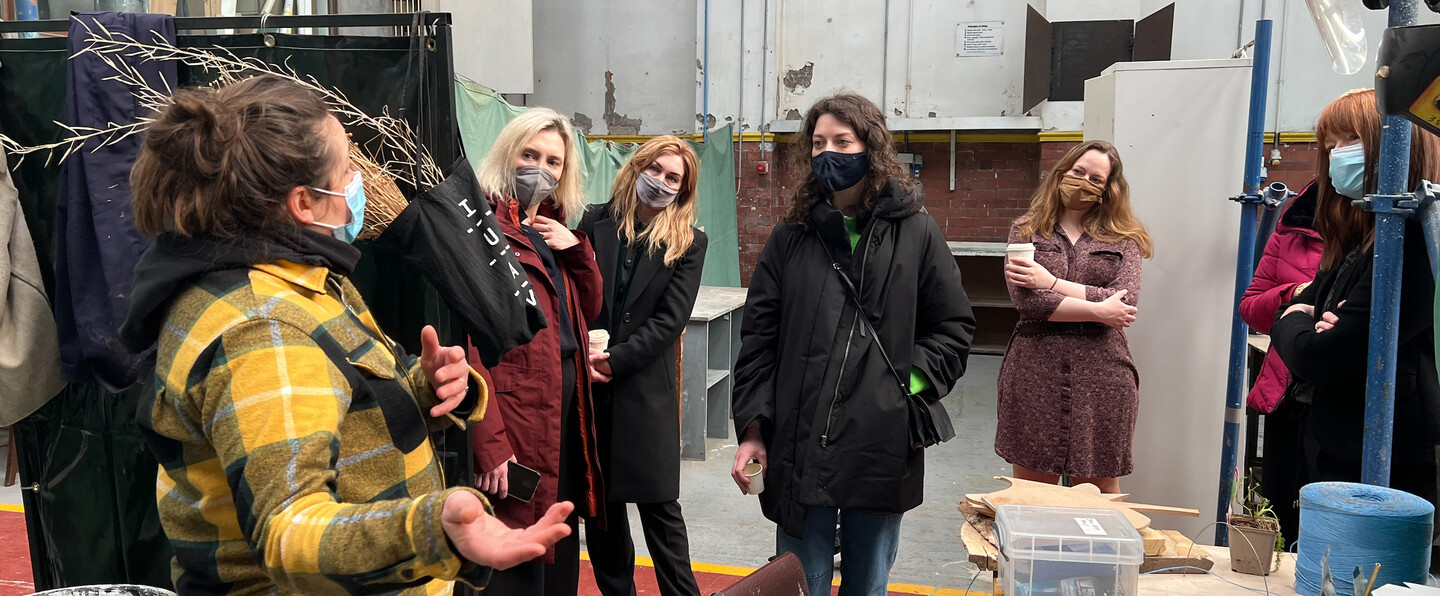 Coventry delegation visiting National Sculpture Factory