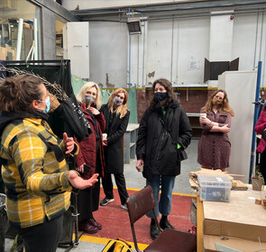 Coventry delegation visiting National Sculpture Factory
