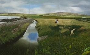 Martin Gale, Strangers, Oil on Canvas,  2009, UCC Art Collection