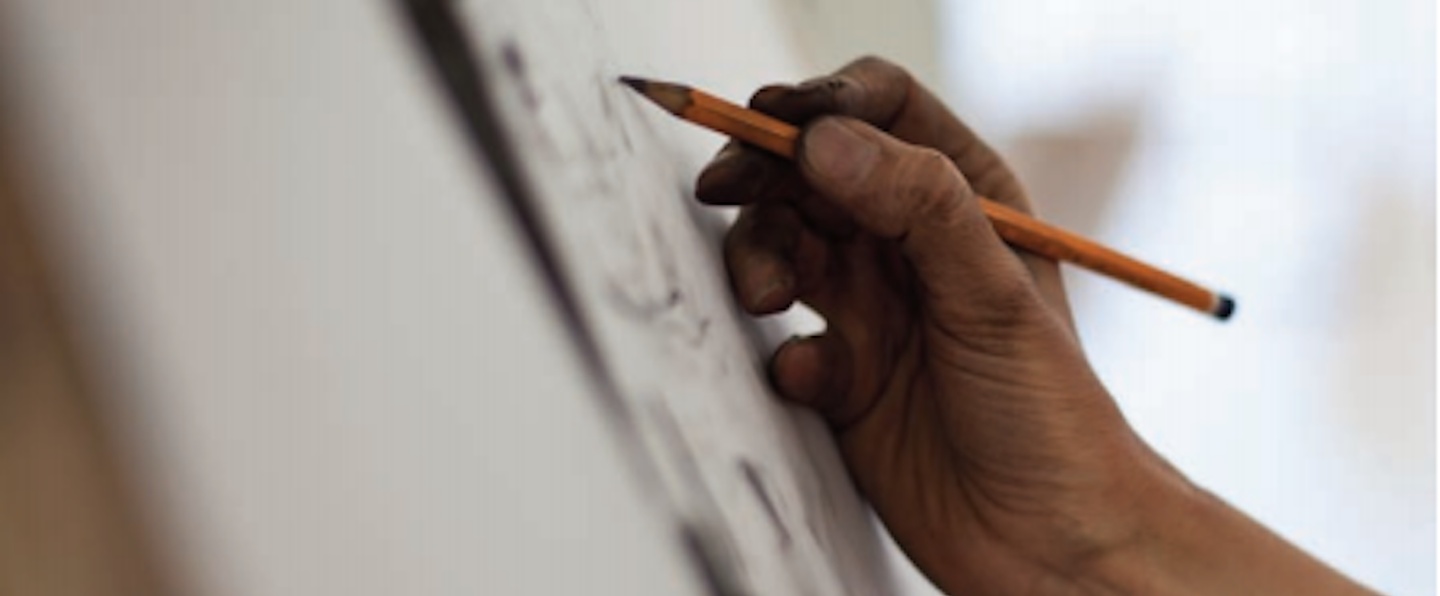 Drawing with pencil