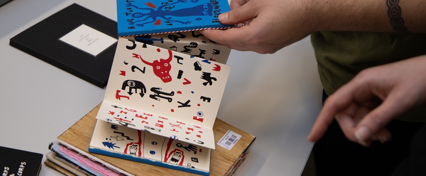 NIVAL NCAD Artist Books Reading Room. Image by Clare Lymer, National Irish Visual Arts Library (NIVAL), NCAD, Dublin