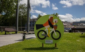 Up Cycling! by Chris Judge, 2024. Photo by Clare Keogh.