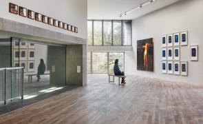 Installation shot of Condition Check, 2025. Photo by Jed Niezgoda.