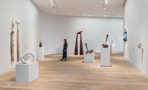 Installation of Eilis O'Connell: HAPPENSTANCE at the Glucksman. Photo by Jed Niezgoda.