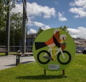 Up Cycling! by Chris Judge, 2024. Photo by Clare Keogh.