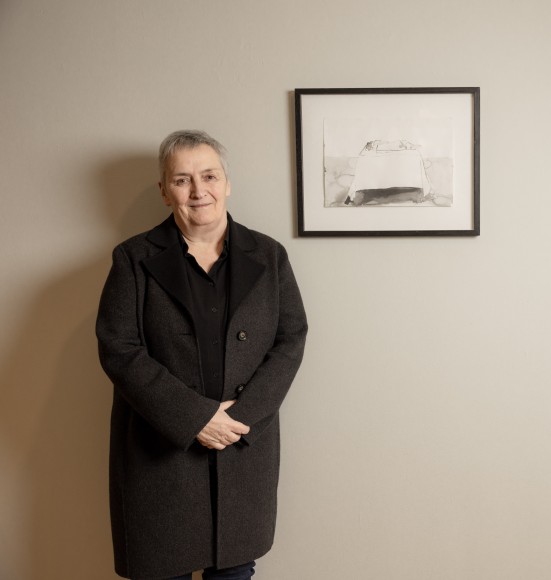 Artist Cecily Brennan at the opening of her major survey exhibition PRESSURE. Photo by Cathal Noonan.