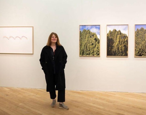 Miriam O'Connor at the opening of Radical Archaeologies, 2023. Photo by Cathal Noonan.