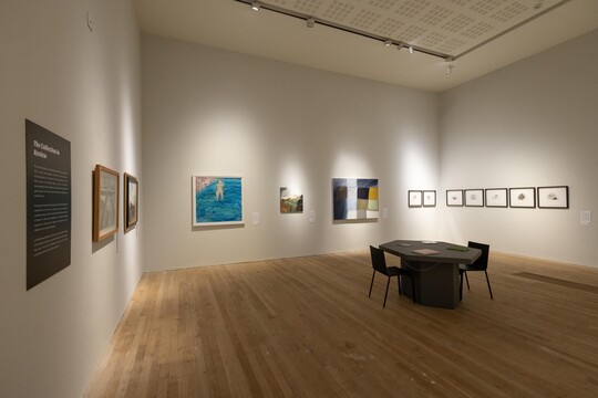 Installation view of Stories of Art, 2024. Photo by Cathal Noonan.